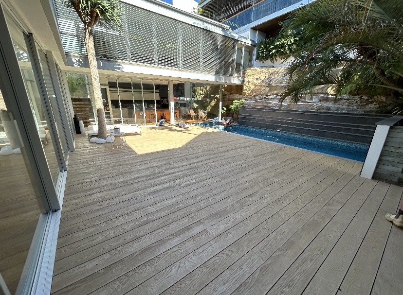 New pool decking, in the Eastern Suburbs, Sydney